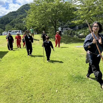 文化庁事業を活用した、地域の歴史・自然と忍者文化を結ぶ体験。