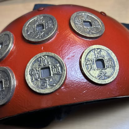 新商品「六文銭 鉢金」。